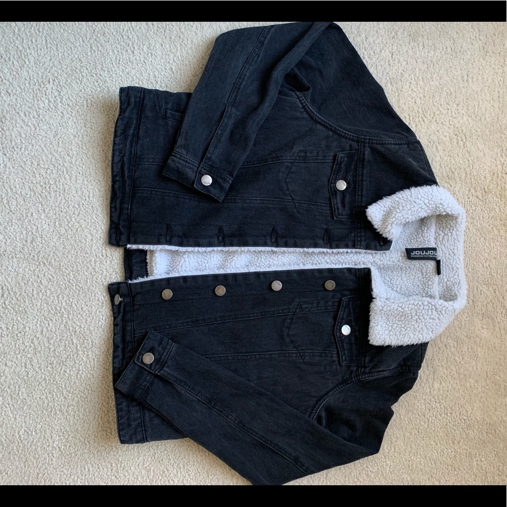 Black jean jacket